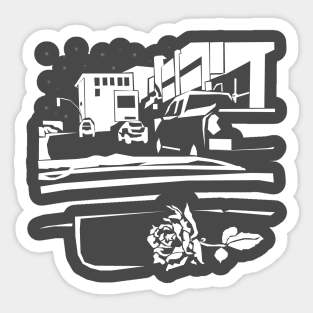 Starry City Sticker